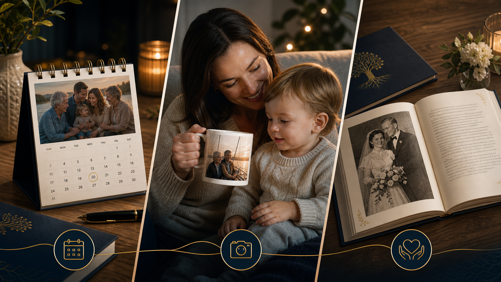 Family event, sailing memory, and keepsake mug journey